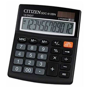 Citizen Sdc-812Nr Masa Üstü Hesap Makinesi Siyah 12 Hane - CİTİZEN