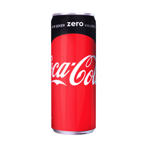 Coca Cola Zero 330Ml Kutu - 1