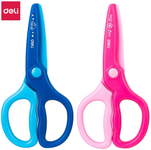 Deli 6067 Neon Çocuk Makası 12Cm Blister - 1