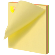 Deli A02602 Yapışkanlı Not Kağıdı 76X76 100 Yaprak Neon 4 Renk - DELİ