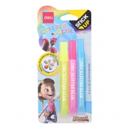 Deli A71201 Neon Simli Yapıştırıcı 12Ml 3Lü - DELİ