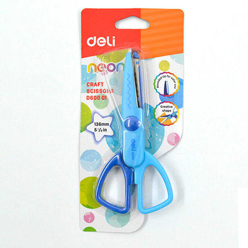 Deli D60001 Neon Craft Çocuk Makası 14Cm Blister - 2