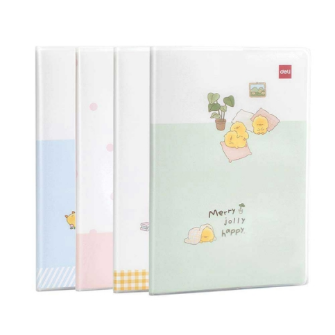 Deli N301 Eva Kapaklı Defter Jolly Happy Çizgili 72 Yaprak (100161037) - 1