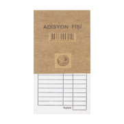 Dilman Adisyon Fişi Yeni - DİLMAN