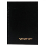 Dilman İş Sağlığı Ve Güvenliği Karar Defteri Numaralı 150 Yaprak Ciltli - DİLMAN