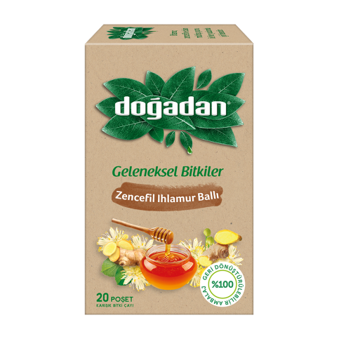 Doğadan Ihlamur Zencefil Ballı Bitki Çayı 2Grx20Li - 1