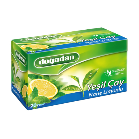 Doğadan Nane Limon Yeşil Çay 1.75Grx20Li - 1