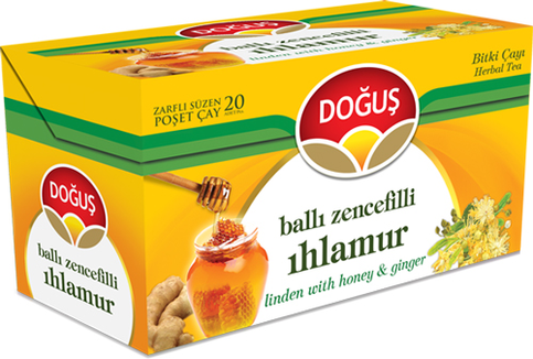 Doğuş Ballı Zencefil Ihlamur Bitki Çayı 1.6Grx20Li - 1