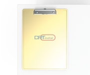 Drt Metal Drt 1316 Metal Kapaksız Sekreterlik A4 Altın Dövme - DRT METAL