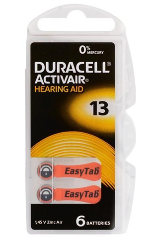 Duracell 13 Kulaklık Pili 6Lı Blister - 1