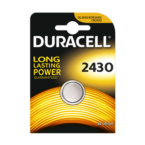 Duracell 2430 Lityum Düğme Pil 3V (Dl/Cr 2430) - 1