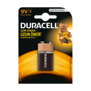 Duracell Alkalin Pil 9V 1Li Blister (9Volt1) - DURACELL