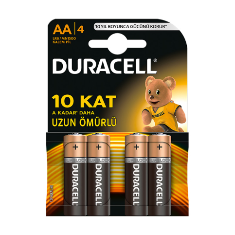 Duracell Alkalin Aa Kalem Pil 4Lü Blister (2A4) - 1