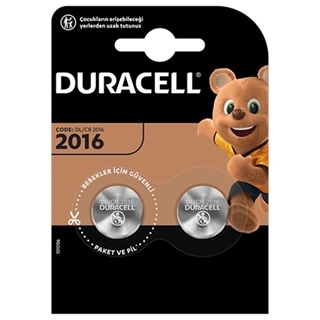 Duracell Cr2016 Lityum Düğme Pil 3V 2Li Blister (Dl2016) - 1