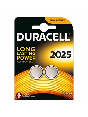 Duracell Cr2025 Lityum Düğme Pil 2Li Blister 3V (Dl2025) - 1