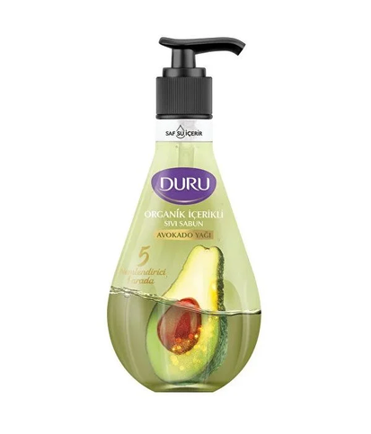 Duru Organik İçerikli Sıvı Sabun Avokado Yağı 500Ml - 1