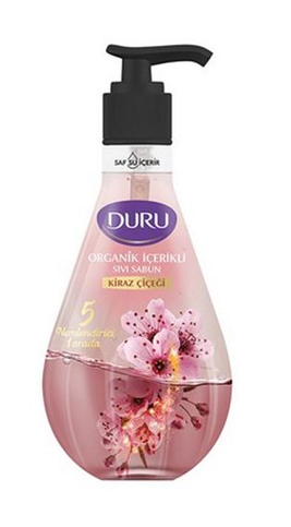 Duru Organik İçerikli Sıvı Sabun Kiraz Çiçeği 500Ml - 1