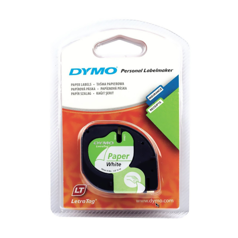 Dymo 59421 Letratag Kağıt Şerit 12Mmx4M Beyaz - 1