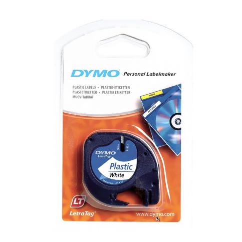 Dymo 59422 Letratag Plastik Şerit 12Mmx4M Beyaz - 1