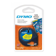 Dymo 59423 Letratag Plastik Şerit 12Mmx4M Sarı - 1