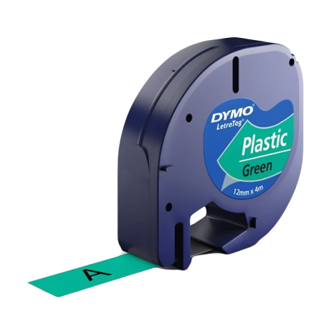 Dymo 59425 Letratag Plastik Şerit 12Mmx4M Yeşil - 2