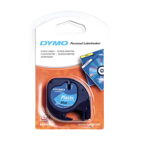 Dymo 59426 Letratag Plastik Şerit 12Mmx4M Mavi - 1