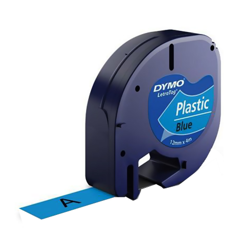 DYMO 59426 LETRATAG PLASTİK ŞERİT 12mmx4m MAVİ #2