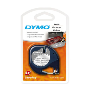 Dymo 91208 Letratag Metalik Şerit 12Mmx4M Gri (59429) - 1