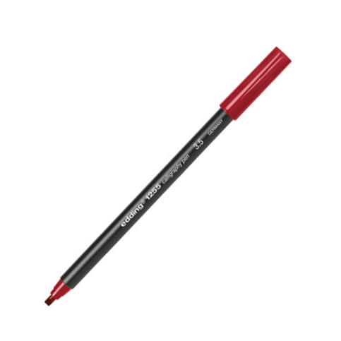 Edding 1255 Kaligrafi Kalemi 3.5Mm Bordo - 1