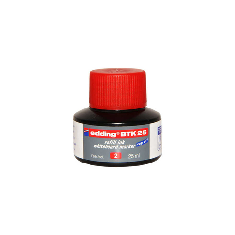 Edding Btk 25 Tahta Kalem Mürekkebi Kırmızı 25Ml - 1