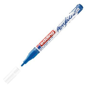 Edding Ed5300903 Akrilik Markör İnce Uçlu 1.0-2.0Mm Anzer Mavisi - EDDİNG