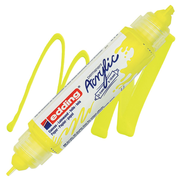 Edding Ed5400065 3D Double Liner Çift Uçlu Akrilik Markör Fosforlu Sarı - EDDİNG