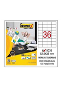 Ekstrafix 5035 Laser Etiket 52.5X33Mm36X100 3600 Adet - 1