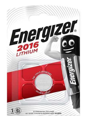 Energizer Cr2016 Lityum Düğme Pil 3V 1Li (Bp5) - 1