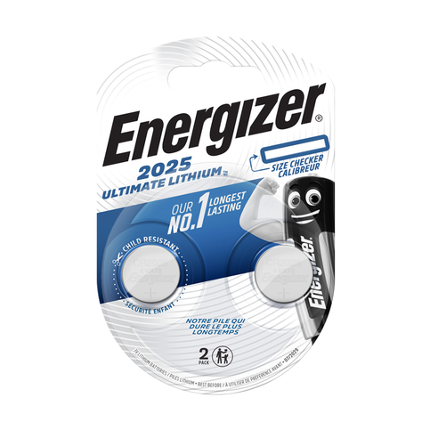 Energizer Cr2025 Lityum Düğme Pil 3V 2Li Ed2025-2 (Bp2) - 1