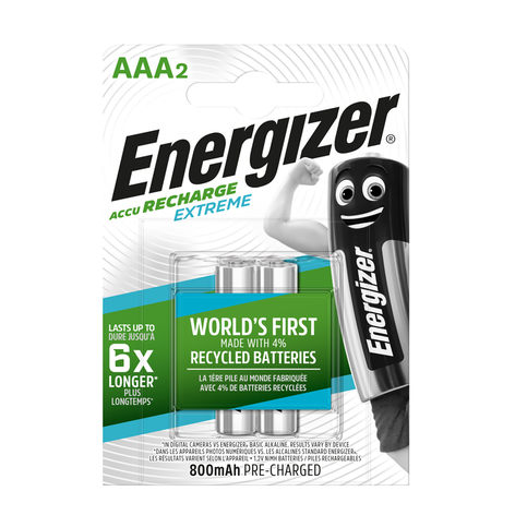 Energizer Extra Şarjlı Aaa İnce Kalem Pil 800Mah 2Li Ese3A28 (Bp2) - 1