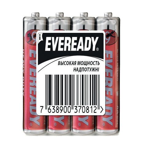 Energizer Eveready Çinko Aaa İnce Kalem Pil 4Lü (Hdaaa/R3Shp4) - 1