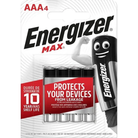 Energizer Max Alkalin Aaa İnce Kalem Pil 4+1 (Bp5) Yeni - 1