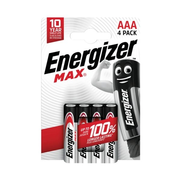 Energizer Max Alkalin Aaa İnce Kalem Pil 4Lü (Chp4) - ENERGİZER
