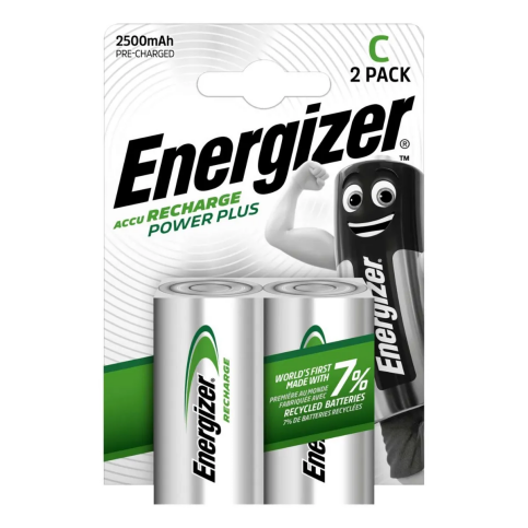 Energizer Powerplus Şarjlı Pil 1.2V 2Li 2500 Mah (C- Hr14) - 1