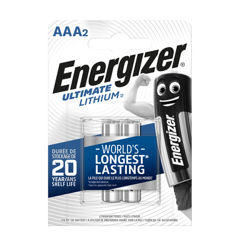 Energizer Ultimate Lityum Aaa İnce Kalem Pil 2Li (Bp2) - 1