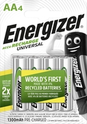Energizer Üniversal Şarjlı Aa Kalem Pil 1300Mah 4Lü (Bp4) - ENERGİZER