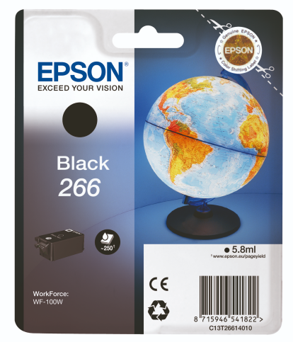 Epson 266 C13T26614010 Siyah Mürekkep Kartuş 6.7Ml - 1