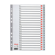 Esselte 100107 Plastik Ayraç A4 1-20 Rakam - ESSELTE