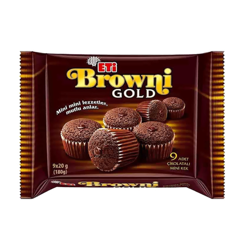 Eti Browni Gold Mini Kek 180Gr - 1