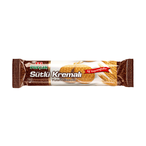 Eti Burçak Sütlü Kremalı Bisküvi 100Gr - 1