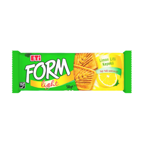 Eti Form Limon Lifli Kepekli Bisküvi 50Gr - 1