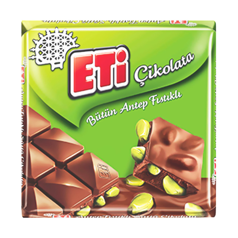 Eti Antep Fıstıklı Kare Çikolata 60Gr - 1