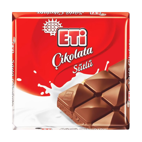 Eti Sütlü Kare Çikolata 65Gr - 1