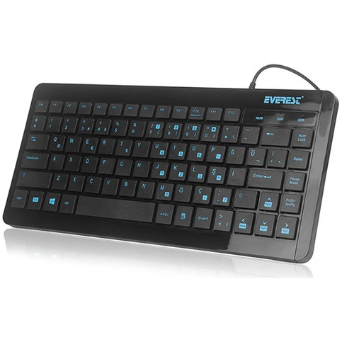 Everest Kb-410 Siyah Usb Q Mini Klavye - 2
